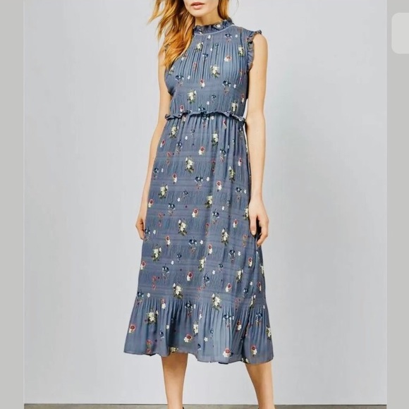 ted baker plisse dress